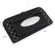 Autobahn Tempat Tissue + 16 Cd Mobil Motif Jahitan Benang Eksklusif - Putih aksesoris variasi cocok untuk semua MERK dan TYPE mobil : Toyota Honda Mitsubishi Mercy Bmw Suzuki Splash Lexus Audi Chevrolet Daihatsu Ford Isuzu Mazda Nissan