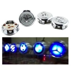 Autofriend DOP Roda Toyota - Lampu Tanpa Baterai Penutup Velg Emblem Variasi Aksesoris Mobil - AI