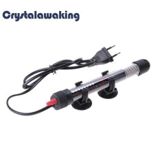 Otomatis Temper Penyesuaian Aquarium Submersible Fish Tank Water Heater (Hitam)-100 W-Intl