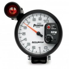 Autometer 7599 Phantom2 Tachometer 5 inci dengan Shift-Lite.