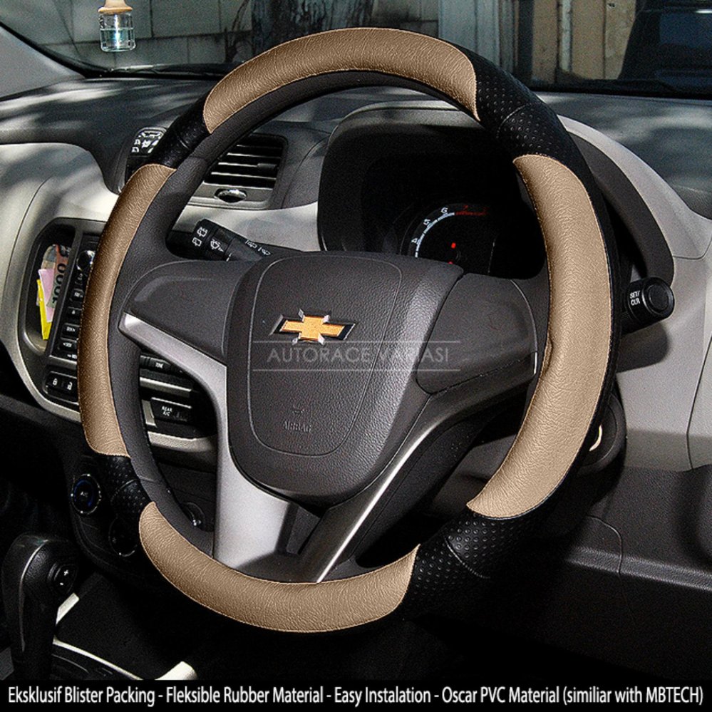 AUTORACE Cover Stir / Sarung / Aksesoris Pelindung Setir Mobil Universal Awet Kuat 109 - Coffee AUTORACE Cover Stir / Sarung / Aksesoris Pelindung Setir Mobil Universal Awet Kuat 109 - Coffee