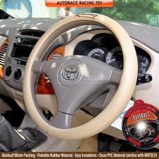 AUTORACE Cover Stir / Sarung Stir Mobil Autorace 701 Racing - Cream