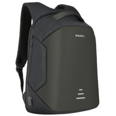 BAIBU Urban Tas Ransel Laptop dengan USB Charger - ZL1913-39 - Black