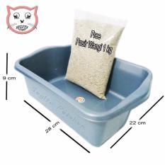 Bak Pasir Kucing Tempat Pup Toilet Litter Box Kecil - Size S