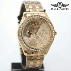 Balmer Original BL7973GZ - Jam Tangan Fashion Wanita - Stainless Stell - Chrono Multifungsi