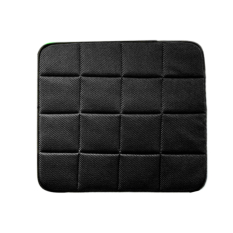 Bambu Arang Bantal Kursi Penutup Bantalan Tatakan untuk Review Mobil Kursi Kantor & #45; Hitam