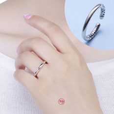 Banmengrensheng retro angin 925 Sterling Silver King Bar pembukaan cincin