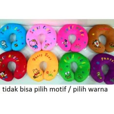 Bantal Leher / Bantal Travel Karakter - Random Motif Anak Laki-Laki
