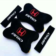 Bantal Mobil 2 in 1 - Honda Brio (Hitam)