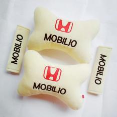 Bantal Mobil 2 in 1 - Honda Mobilio (Cream)