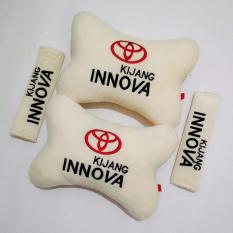 Bantal Mobil 2 in 1 - Toyota Kijang Innova (Cream)