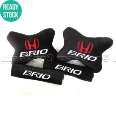 Bantal Mobil 2in1 Honda Brio Merah