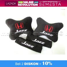 Bantal Mobil 2in1 Honda Jazz - Merah
