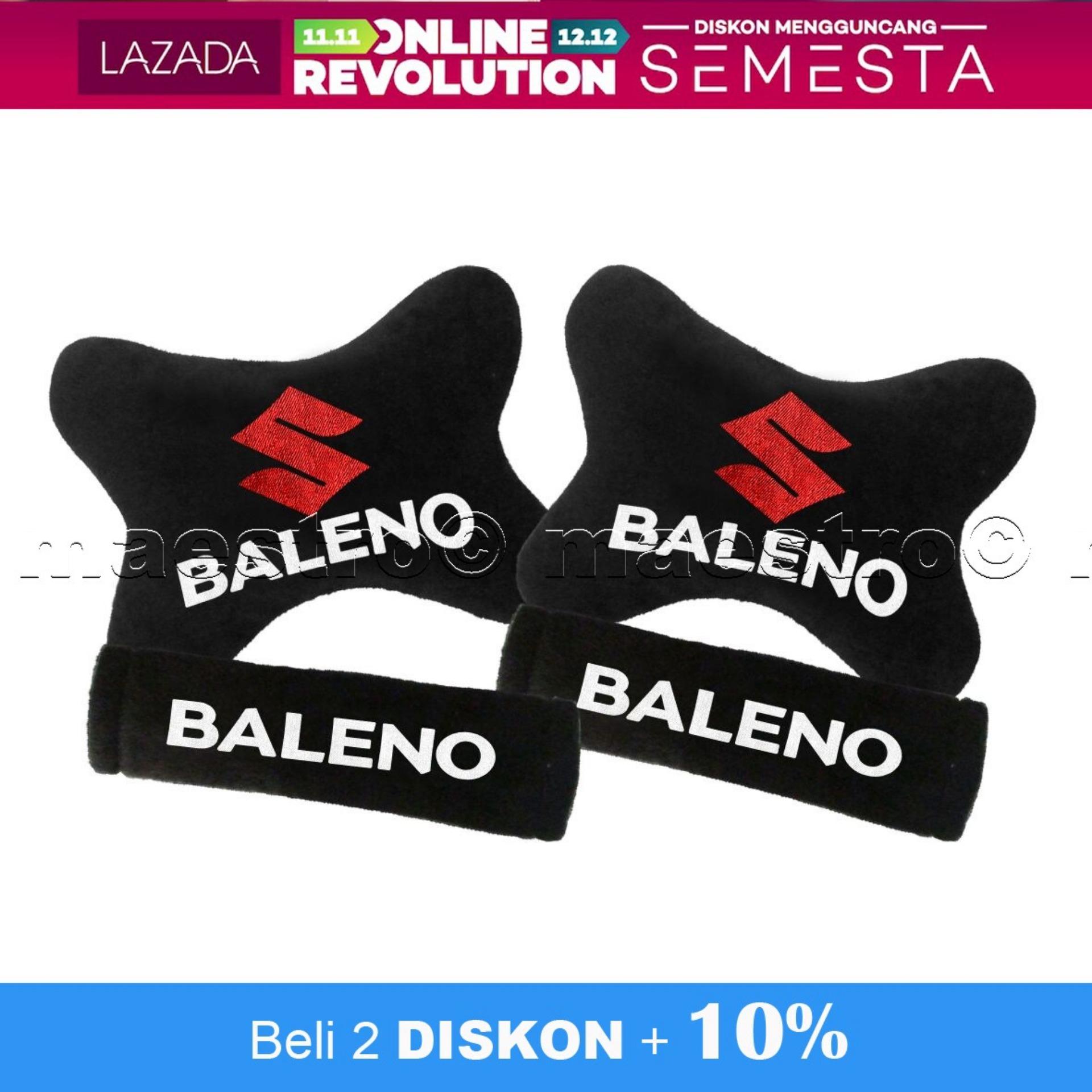 Bantal Mobil 2in1 Suzuki Baleo - Merah