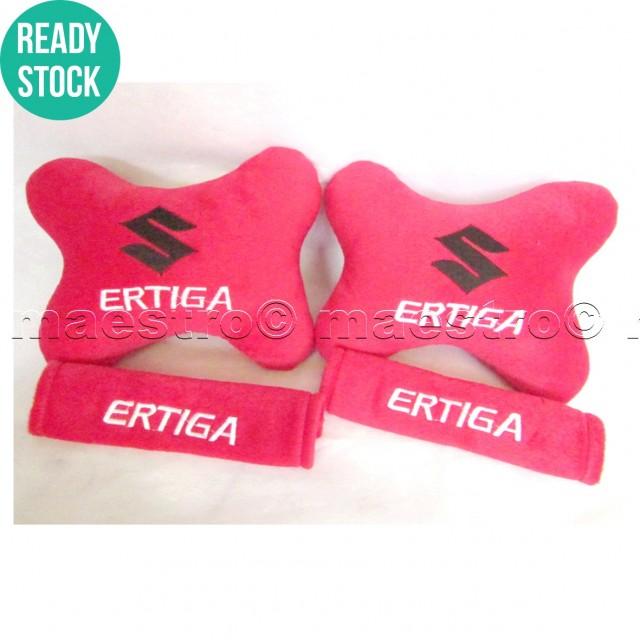 Bantal Mobil 2in1 Suzuki Ertiga Full Red