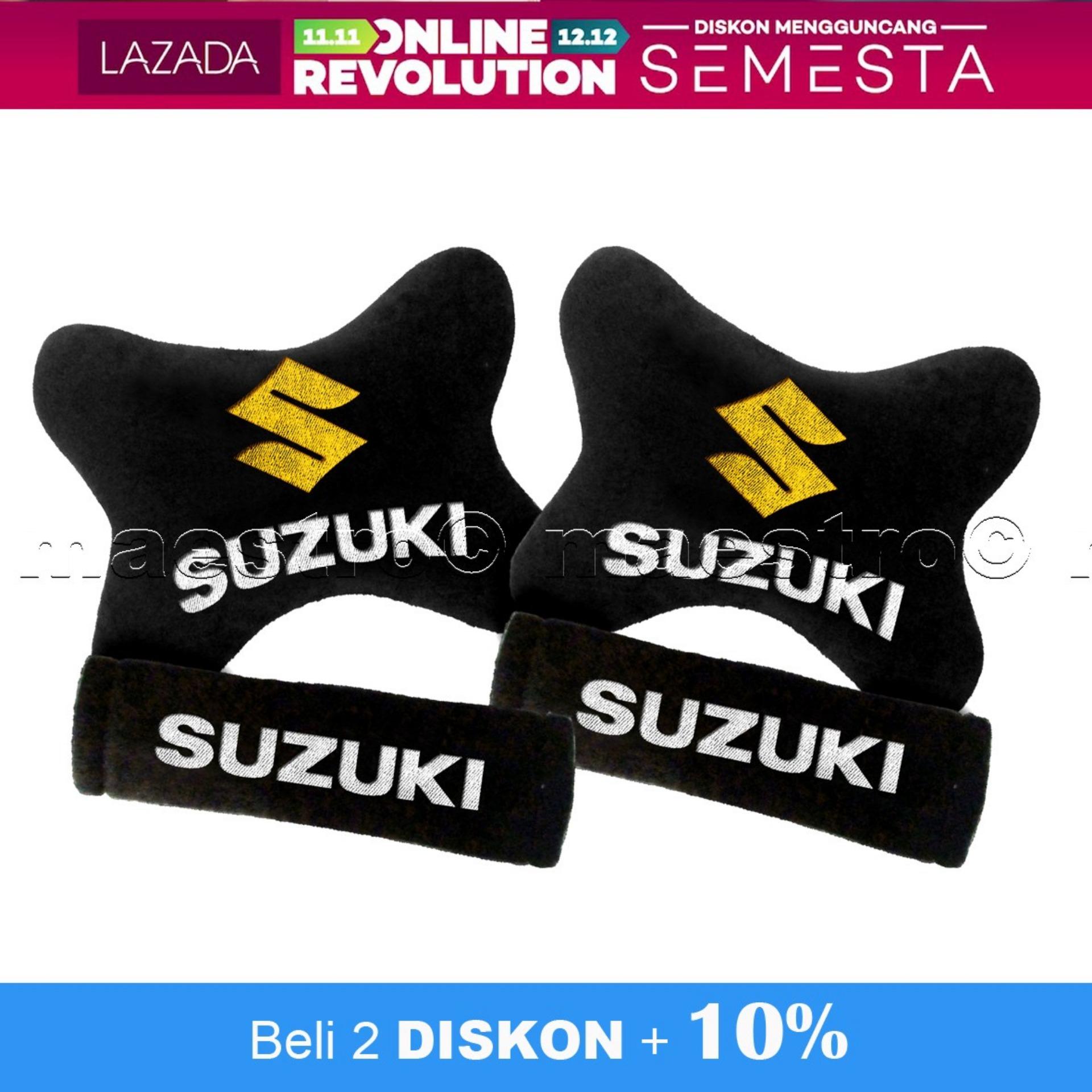 Bantal Mobil 2in1 Suzuki - Gold