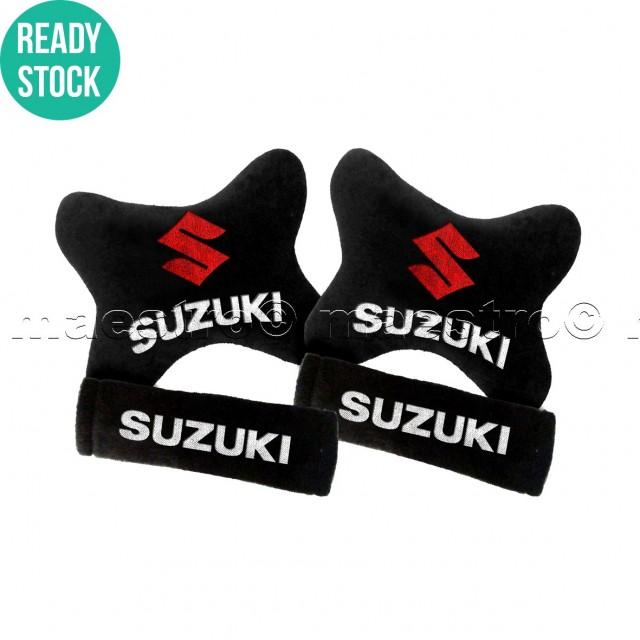 Bantal Mobil 2in1 Suzuki Merah