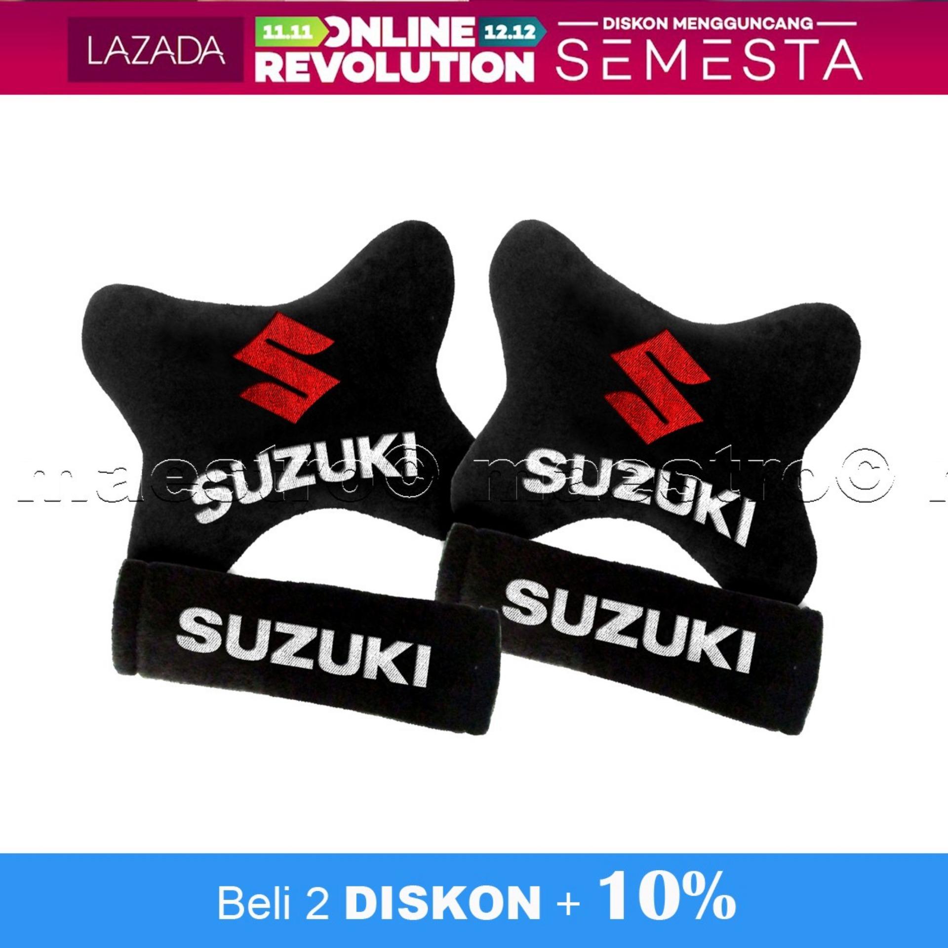 Bantal Mobil 2in1 Suzuki - Merah