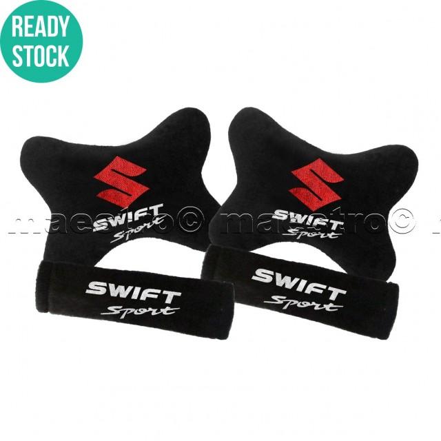 Bantal Mobil 2in1 Suzuki Swift Merah