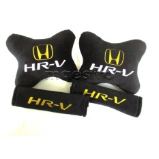 Bantal Mobil Car Seat Sandaran Jok Mobil 2in1 Honda HRV - Gold