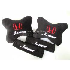 Bantal Mobil Car Seat Sandaran Jok Mobil 2in1 Honda Jazz - Merah