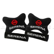 Bantal Mobil Car Seat Sandaran Jok Mobil 2in1 Nissan Serena - Merah