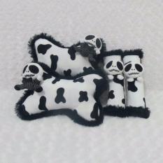 Bantal mobil sarung jok mobil s3t 3 boneka NBC totol hp