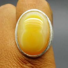 Batu Akik Angka 8 Kuning Emas