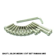 Baut L Blok Mesin / CVT Set Yamaha Mio