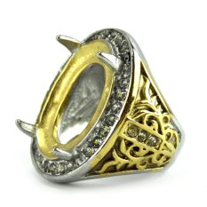Beau Ring Cincin Emban Platinum - TA3
