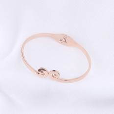 Gelang Couple Modis Gelang Perempuan Emas Mawar Baja Titanium