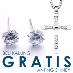 Bella & Co. Cross Necklace Fast And Furious Kalung Salib Lapis Emas 18K l Gratis Anting Shiney