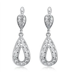 Bella & Co. Earrings AKE028 Aksesoris Perhiasan Anting Lapis Emas White Gold