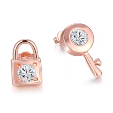 Bella & Co. Earrings AKE038 Aksesoris Perhiasan Anting Lapis Emas Rose