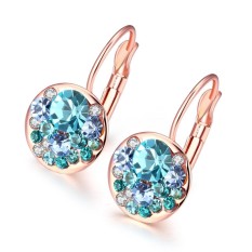 Bella & Co. Earrings AKE046-A-2 Aksesoris Perhiasan Anting Lapis Emas Blue