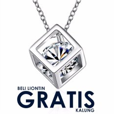 Bella & Co. GRATIS KALUNG Silver Plated LKNSPCN750 Aksesoris Kalung Lapis Silver