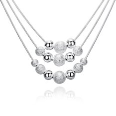 Bella & Co. Necklace LKNSPCN020 Aksesoris Perhiasan Kalung Lapis Silver