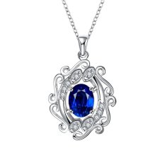 Bella & Co. Necklace SPN048-A Aksesoris Perhiasan Kalung Lapis Silver