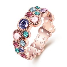 Bella & Co. Ring AKR044-A-8 Aksesoris Perhiasan Cincin Lapis Emas