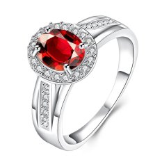 Bella & Co. Ring SPR010-B-7 Aksesoris Perhiasan Cincin Lapis Silver