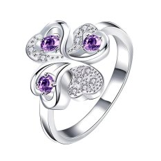 Bella & Co. Ring SPR062-A-7 Aksesoris Perhiasan Cincin Lapis Silver