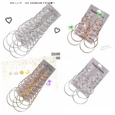 Besar Kecil Sederhana Lingkaran Bulat Lingkaran Anting