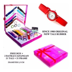 BEST SELLER Jam Tangan Wanita Since 1988 21 tali 21 ring 2 jam