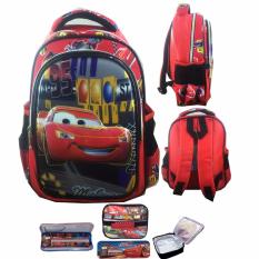 ... Saten Berkualitas Tas Troley Anak Sekolah SD + Lunch Bag Aluminium Tahan Panas + Kotak Pensil + Alat Tulis - Purple RendaIDR175000. Rp 179.000