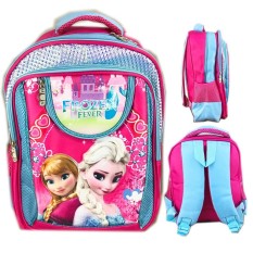 BGC Tas Ransel Sekolah Anak SD Frozen Elsa Anna 3D Timbul Eva Foam Hard Cover