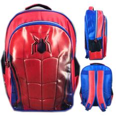 BGC Tas Ransel Sekolah Anak SD Spiderman UltimateOtot 3D Timbul- Blue Red
