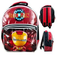 BGC Tas Ransel Sekolah Anak TK Iron Man Funko Rare 3D Timbul - Black Re
