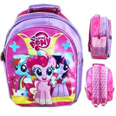 BGC Tas Ransel Sekolah Anak TK My Little Pony 3D Timbul - Full Motif Pony