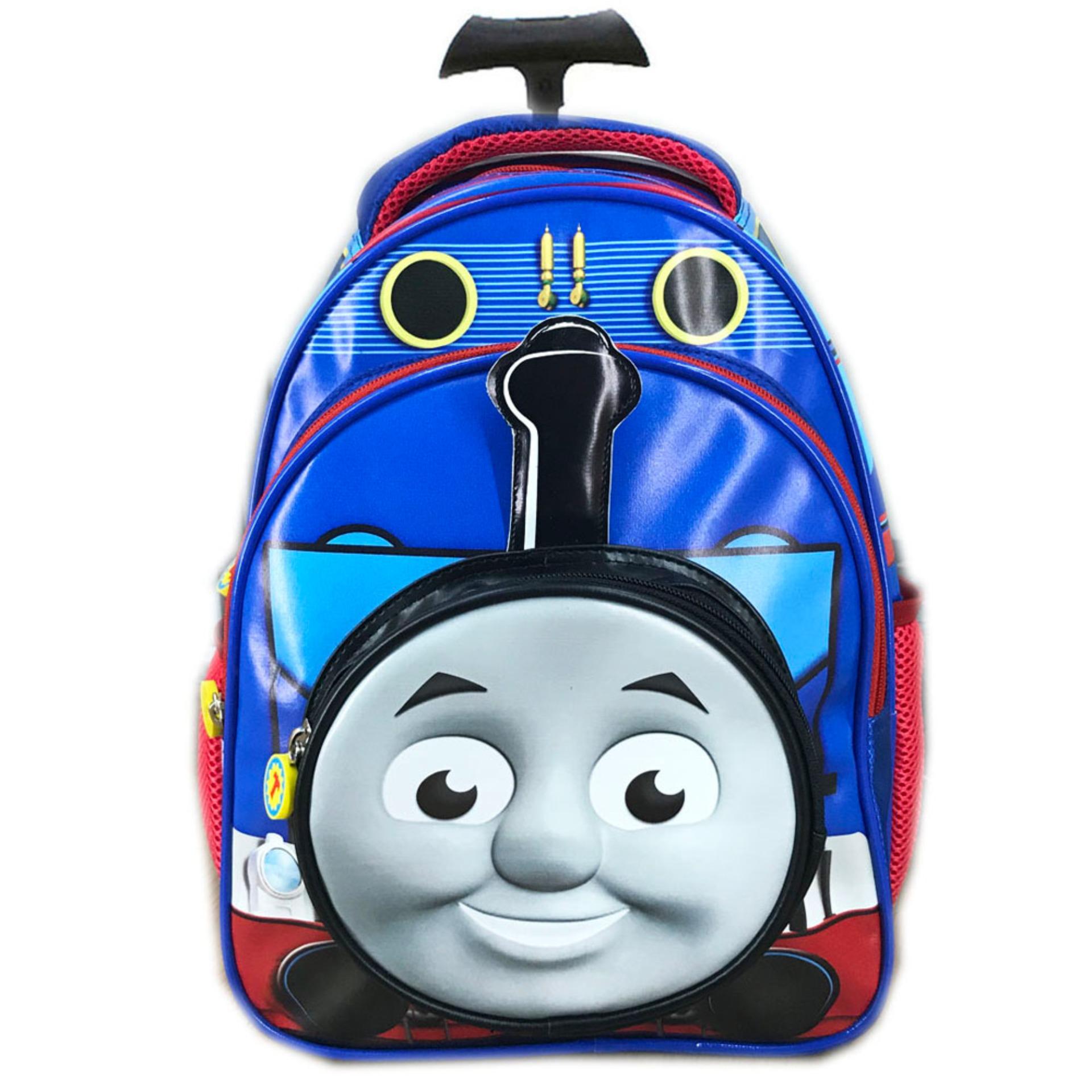 BGC Thomas Riding 3D Timbul Tas Troley Sekolah Anak TK - Full Motif Thomas