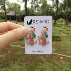 Birdly Earring Rainbow / Anting Gaul / Anting Pesta / Anting Manis / Anting Korea / Anting Cantik